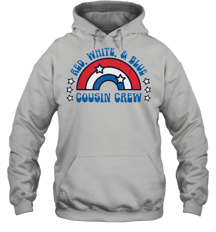 4th of july cousin crew red white and blue cousin crew shirt Unisex Hoodie