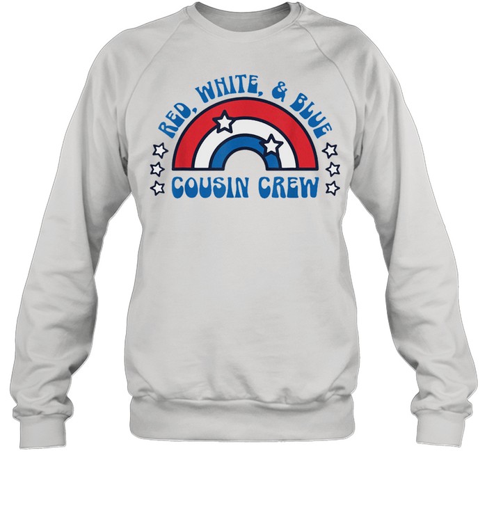 4th of july cousin crew red white and blue cousin crew shirt Unisex Sweatshirt