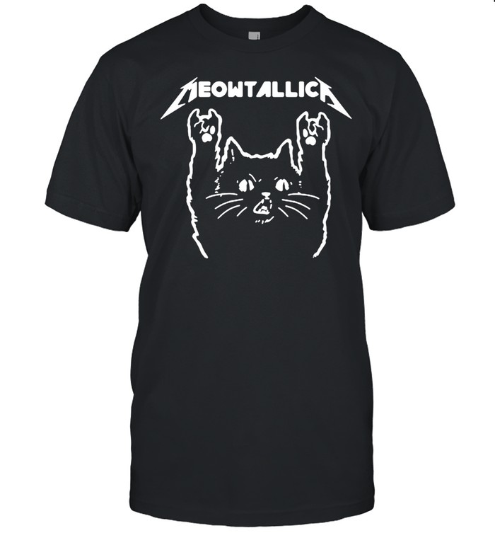 Meowtallica band music metallica shirt