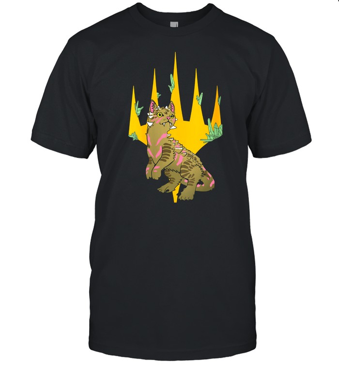 Magic The Gathering Dinosaur Cat Logo shirt