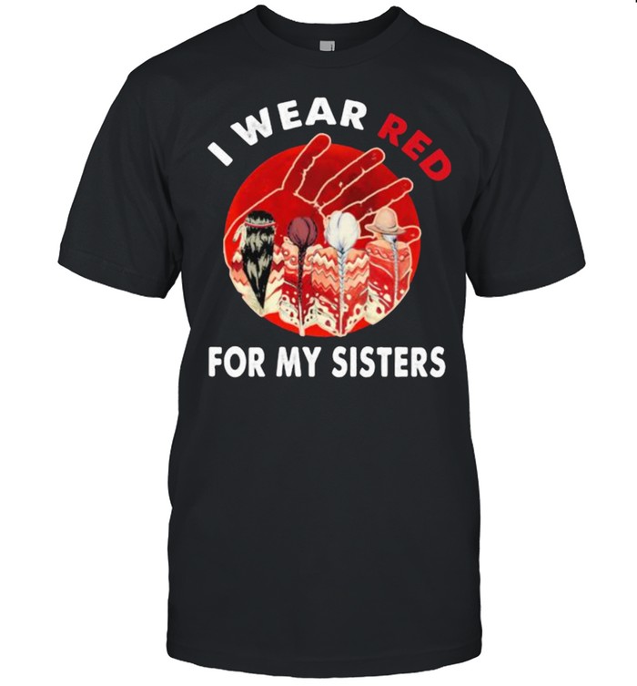 American I Wear Red For My Sisters Women Shirt