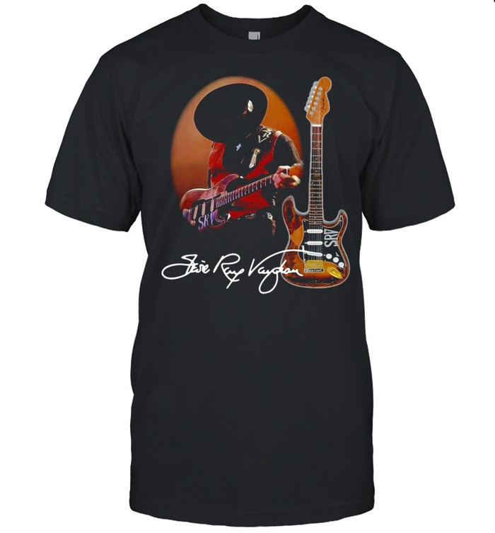 Legend Stevie Ray Vaughan Guitar Signature T-shirt