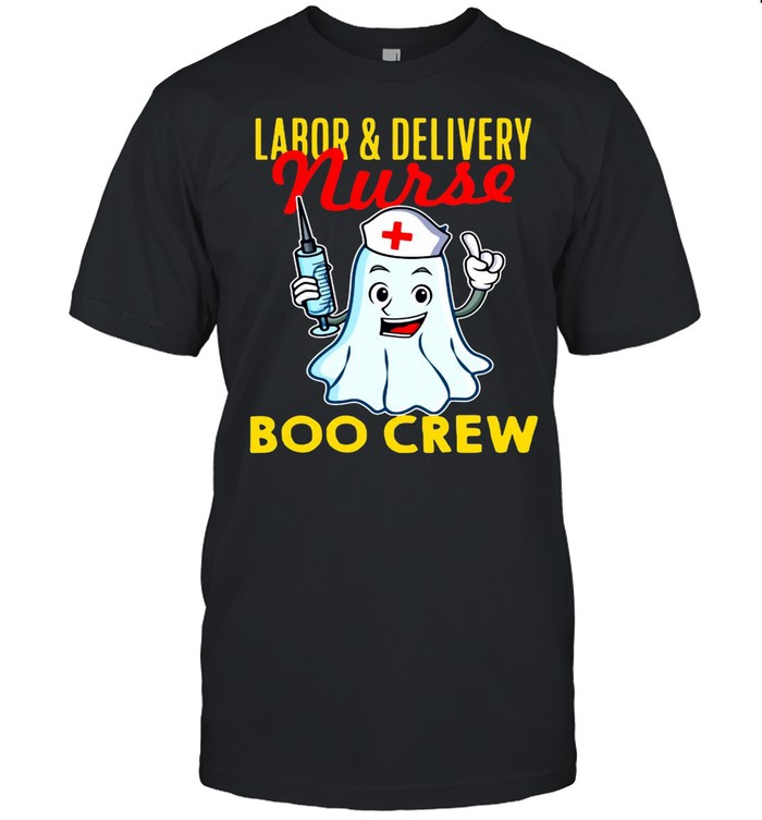 Labor Delivery Nurse Boo Crew Halloween Nursing Shirt