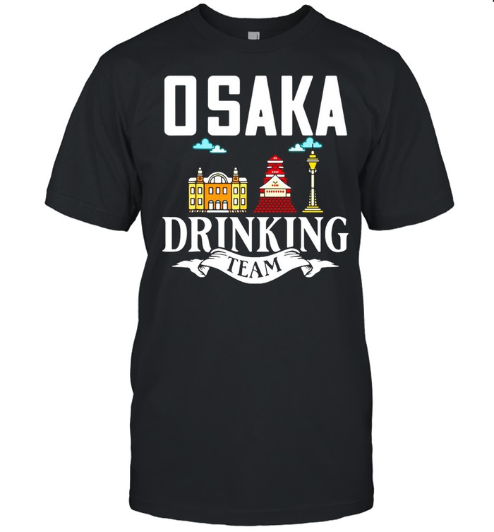 Osaka Japan City Trip Skyline Map Travel T-shirt