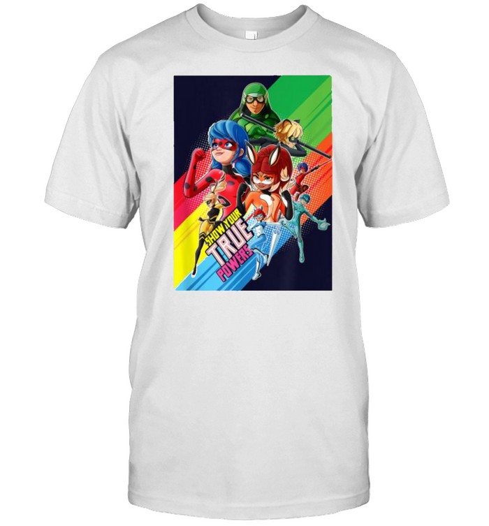 Show your true power Miraculous Collection Ladybug and All Heroez T-Shirt