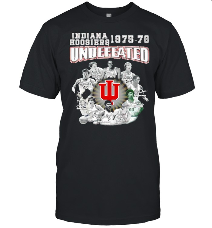 Indiana Hoosiers 1975 1976 undefeated shirt