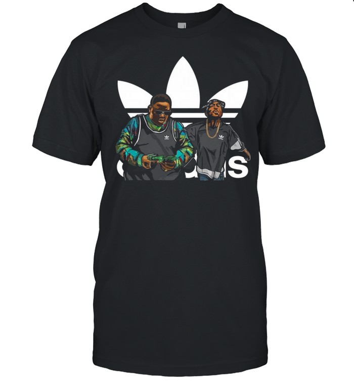 Nnotorious B.I.G Tupac Shakur adidas shirt