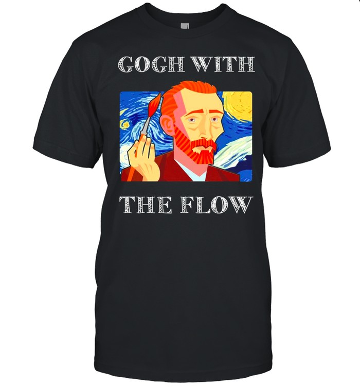 Van Gogh with the flow shirt