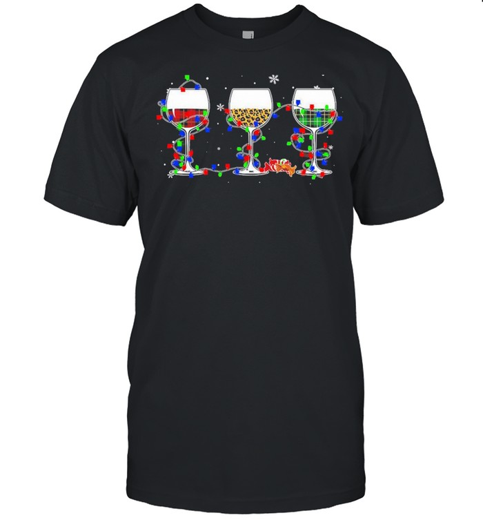 Wines light Merry Christmas Shirt