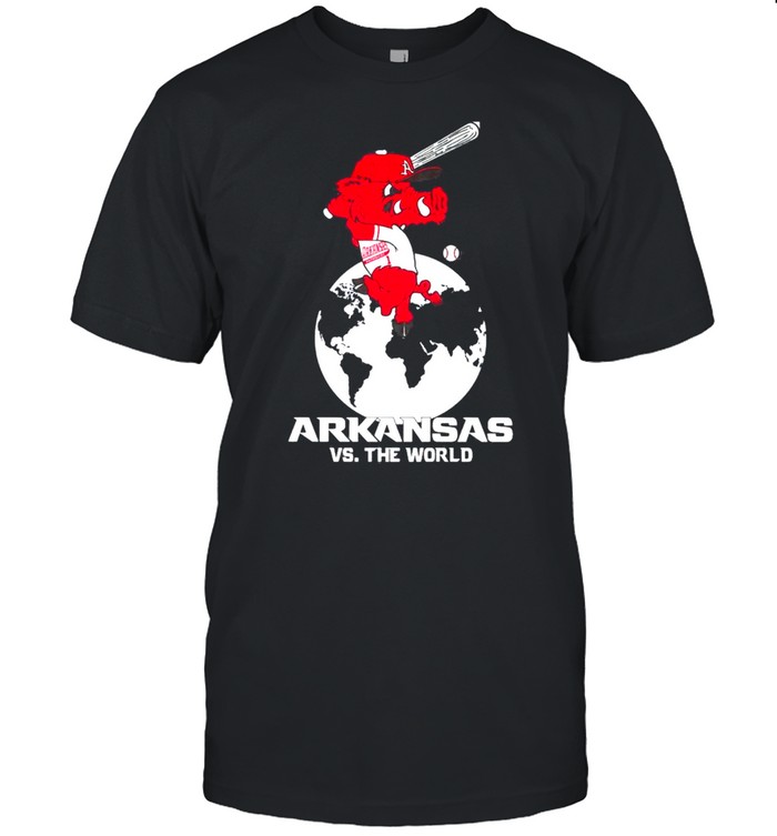Arkansas Razorback vs the world shirt
