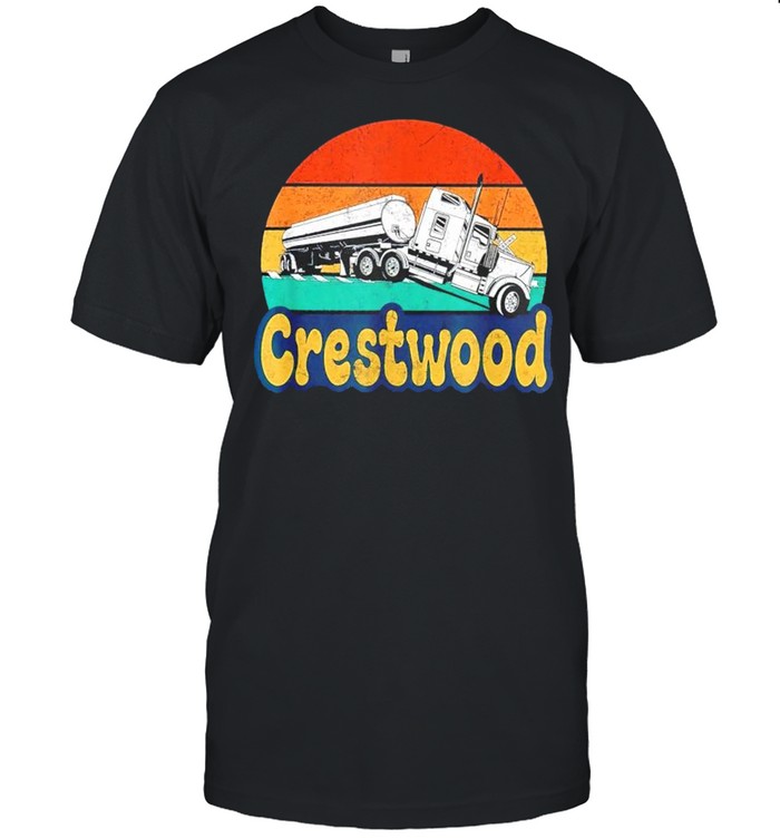 Crestwood Kentucky KY Tourism Semi Stuck on Railroad shirt