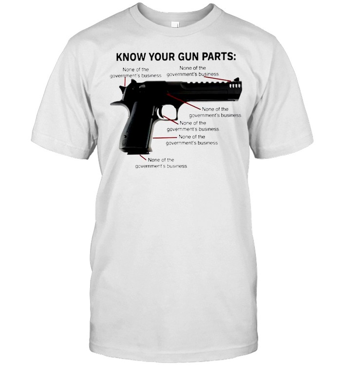 Know your gun parts shirt