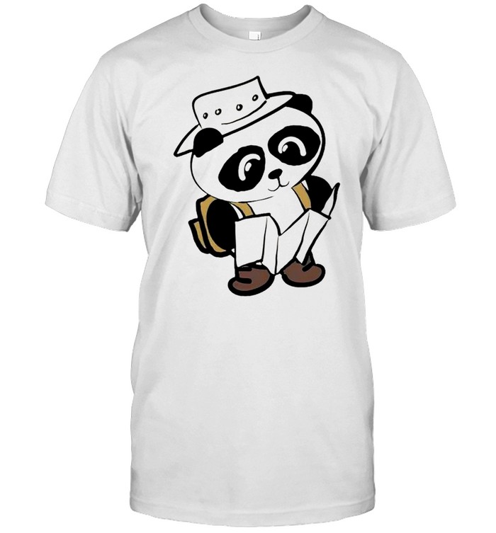 Panda chibi camping shirt