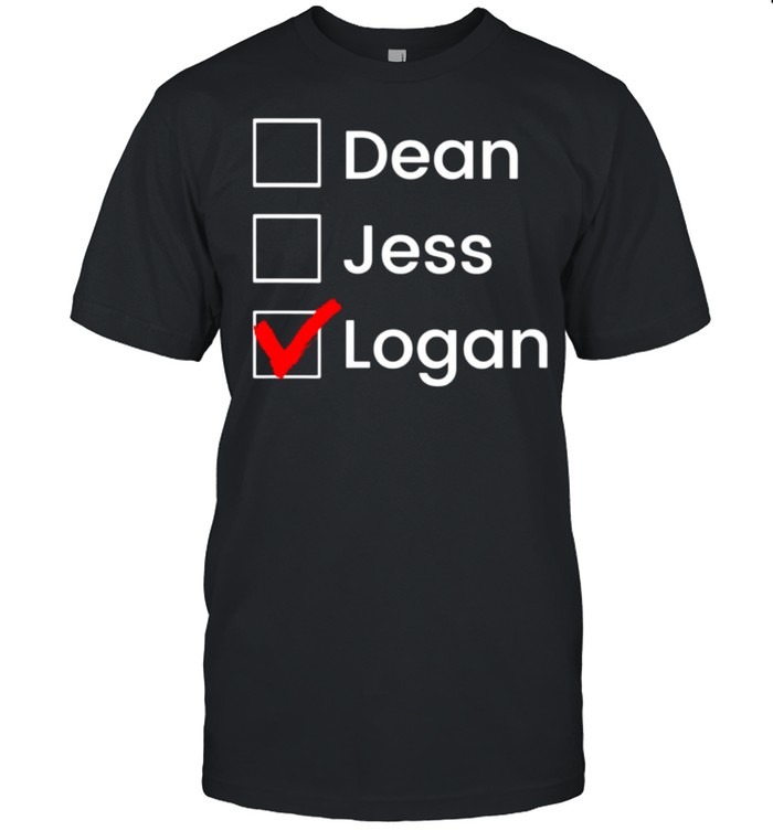 Dean, Logan, Jess Checkbox Team Logan Girls shirt