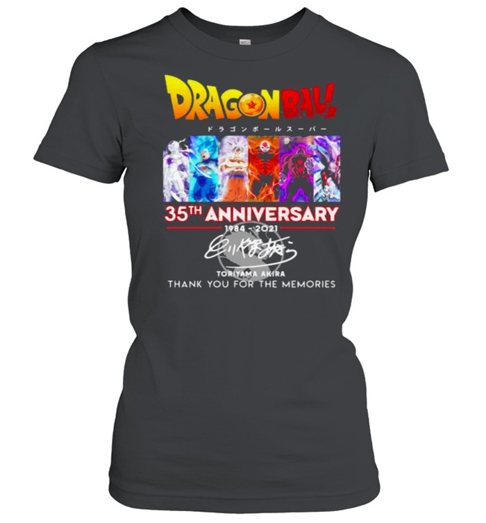 Dragon Ball 35th Anniversary Thank You For The Memories shirt Classic Women's T-shirt