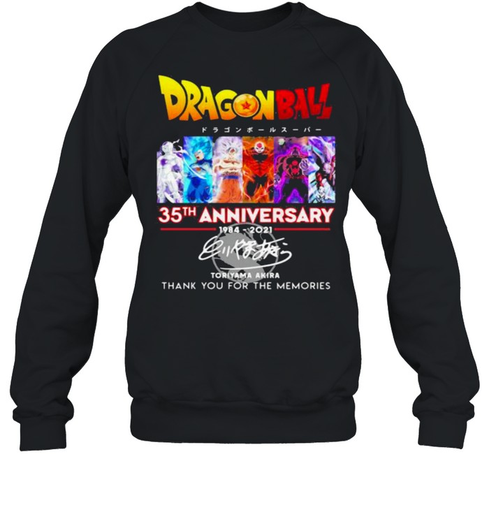 Dragon Ball 35th Anniversary Thank You For The Memories shirt Unisex Sweatshirt