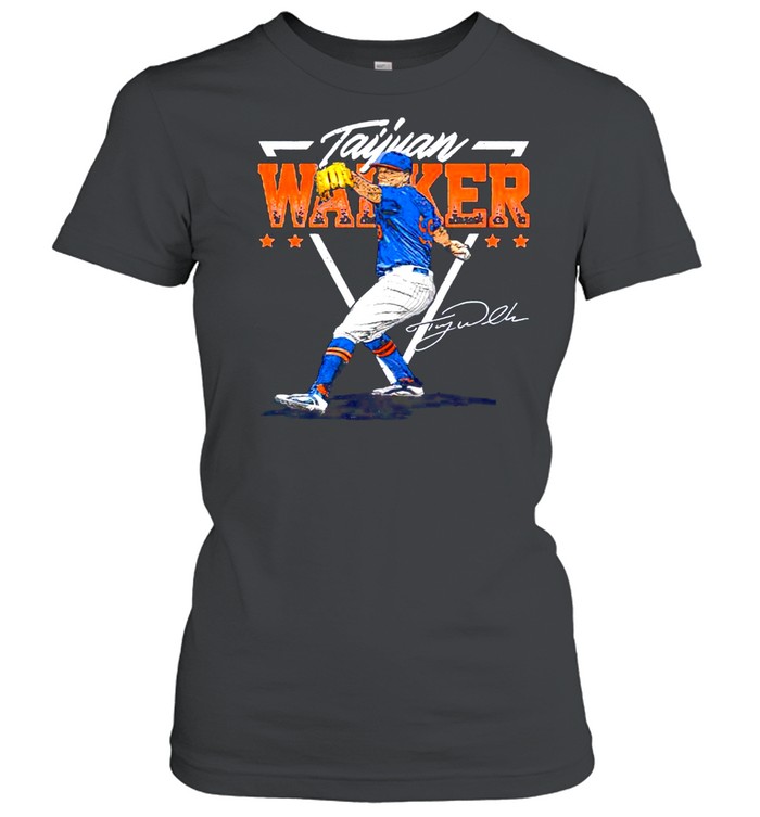 New York Baseball Taijuan Walker throw ball signature shirt Classic Women's T-shirt