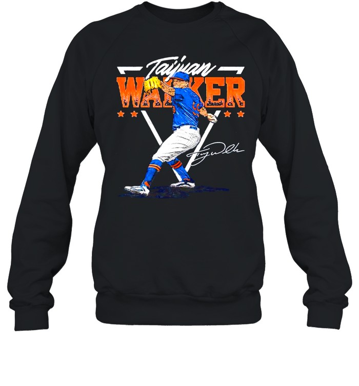 New York Baseball Taijuan Walker throw ball signature shirt Unisex Sweatshirt