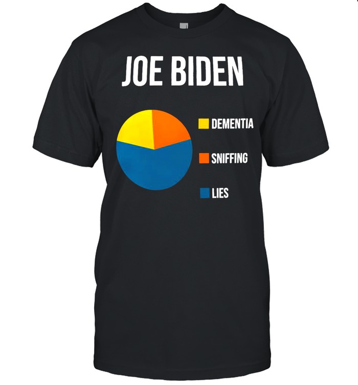 Joe Biden Dementia Sniffing Lies T-shirt