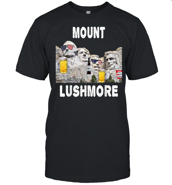 Mount Rushmore Abraham Drinkin Beer T-Shirt