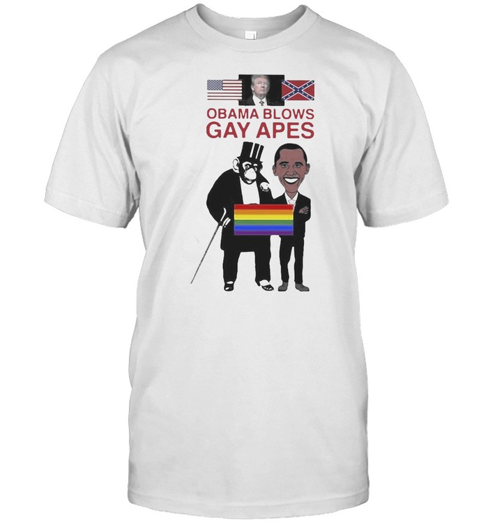 Obama Blows Gay Apes T-shirt