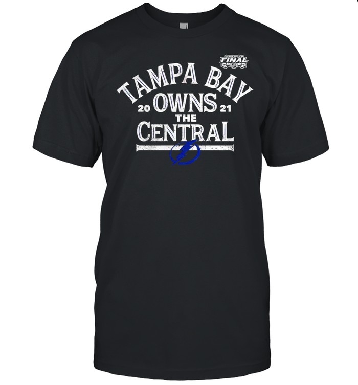 Tampa Bay Lightning 2021 owns the central shirt