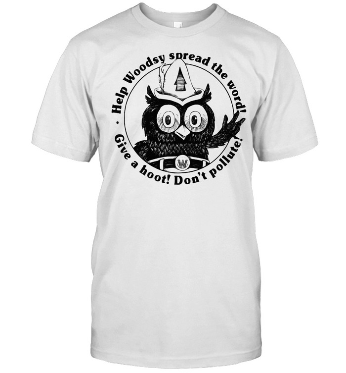 Woodsy Owl Give A Hoot Don’t Pollute 70S Vintage T-shirt