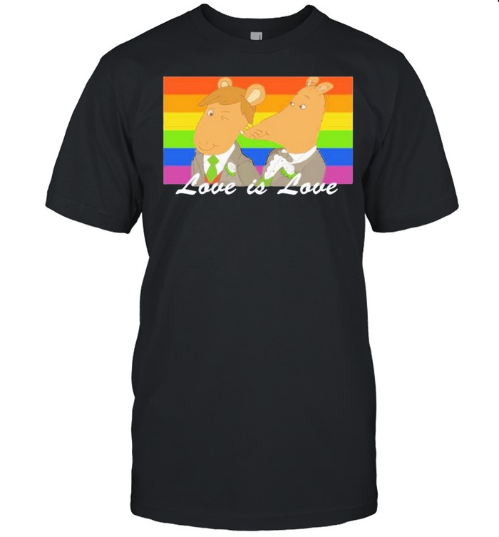 Arthur Gay Rat Wedding Love Is Love shirt