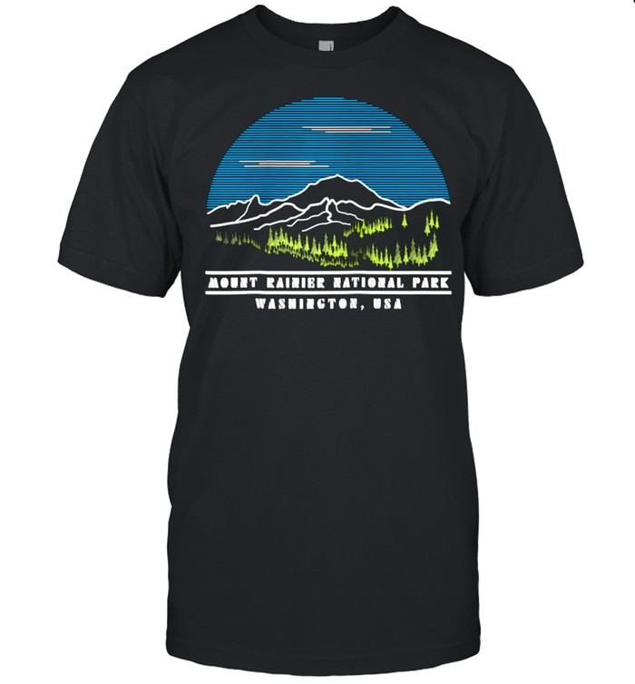 Mount Rainier US National Park Washington USA Nature shirt
