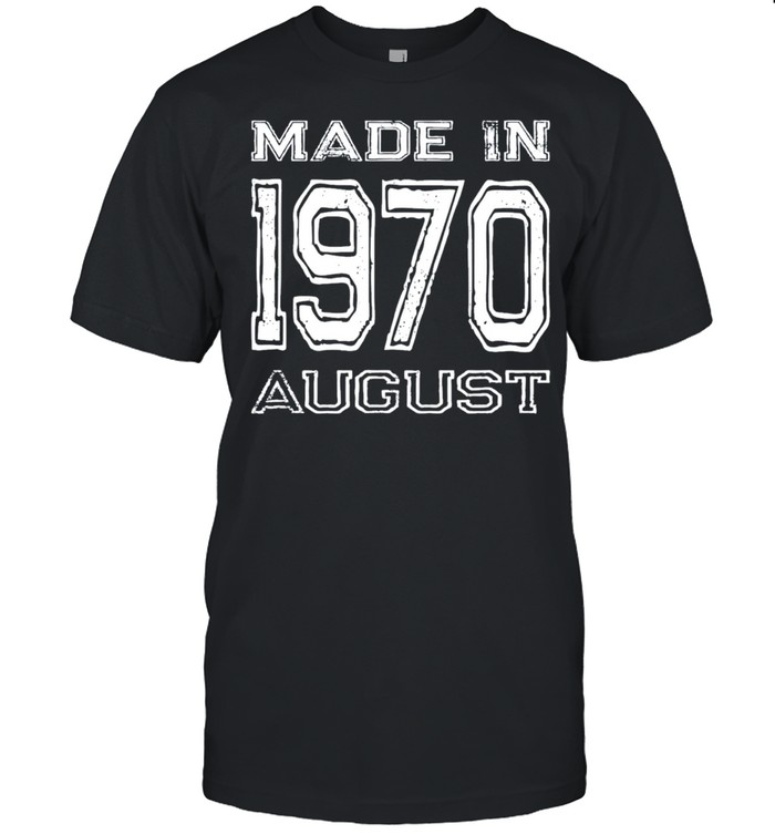 Vintage made in august 1970 shirt