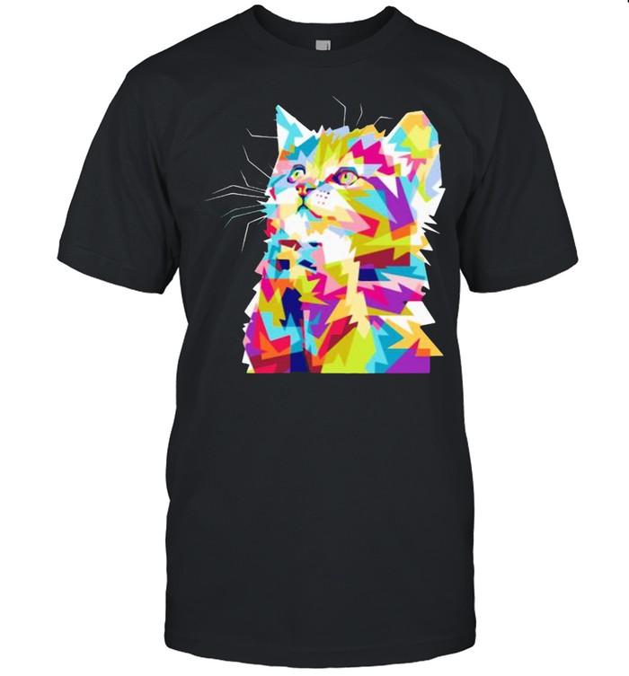 Cute Cat Color Shirt