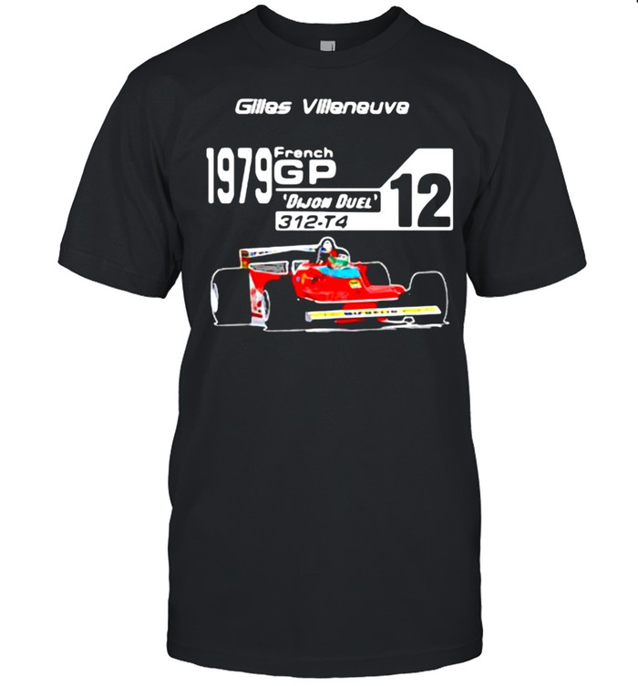 Gilles Villeneuve 1979 French GP Car shirt