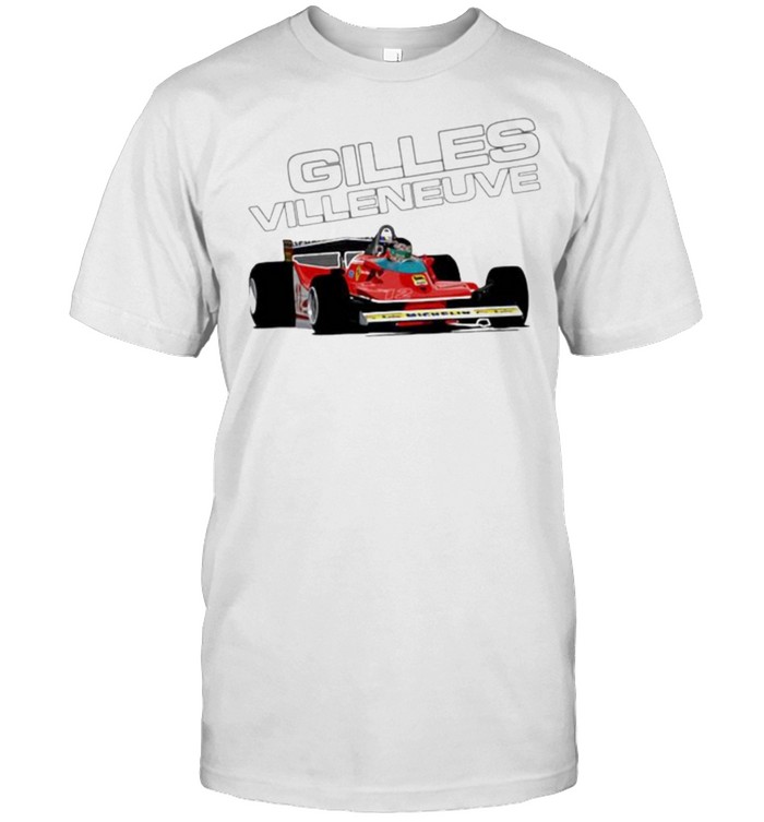 Gilles Villeneuve Car Shirt