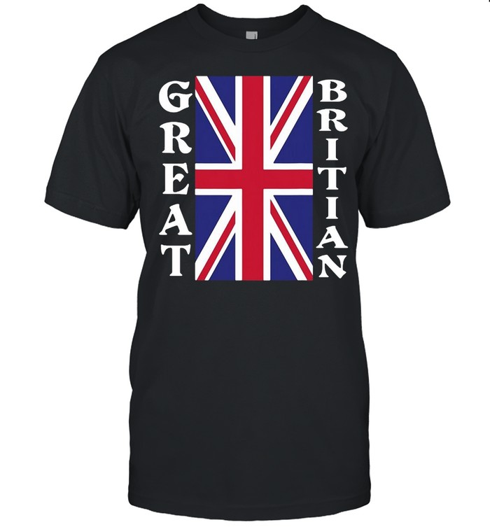 Great Britain British Flag Sideways T-shirt