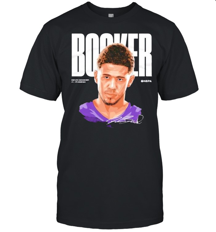 Phoenix Basketball Devin Booker Game Face signature shirt