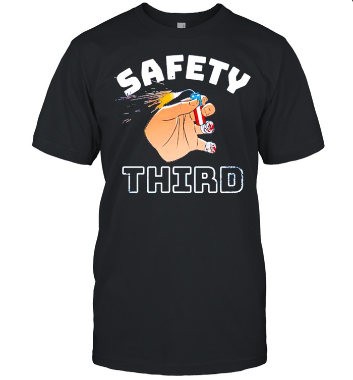 Firework safety third shirt
