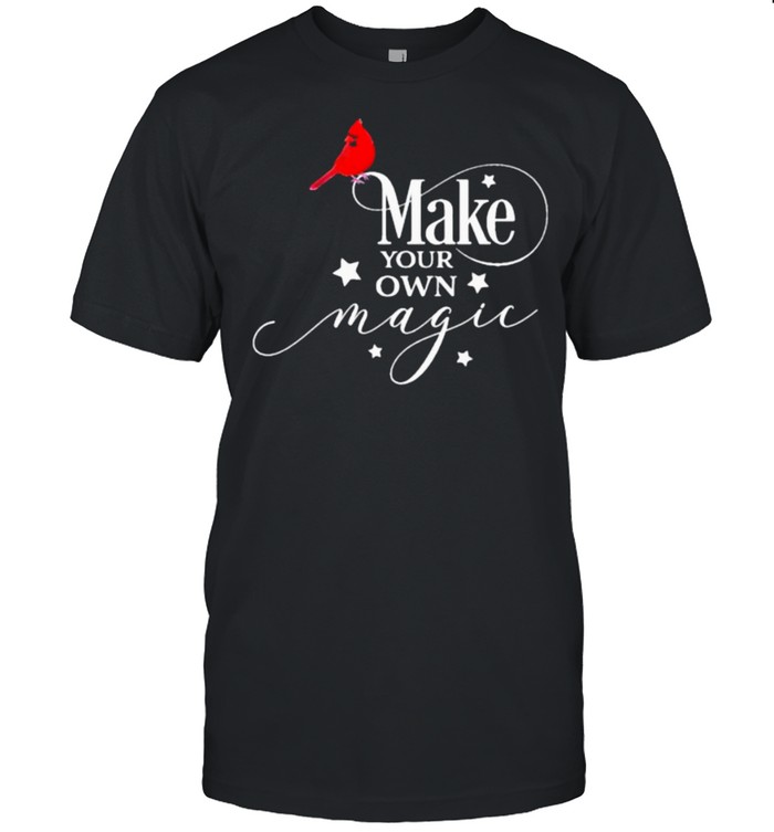 Make your own magic cardinal shirt