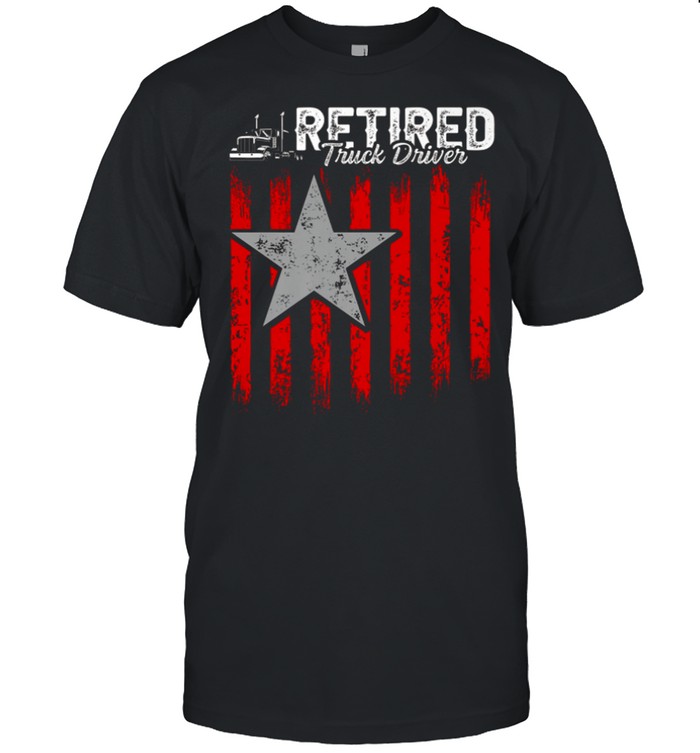 Retired Truck Driver Trucker Retirement Premium shirt
