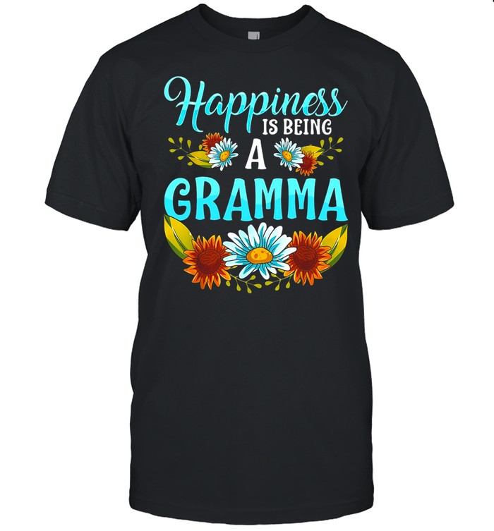 Flower Happiness Is Being A Gramma T-shirt Classic Men's T-shirt