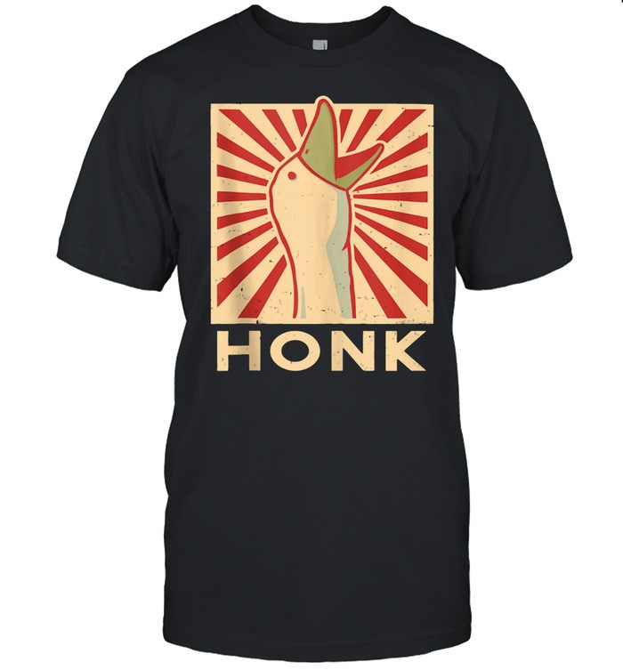 Honk goose Duck chicken meme Idea shirt