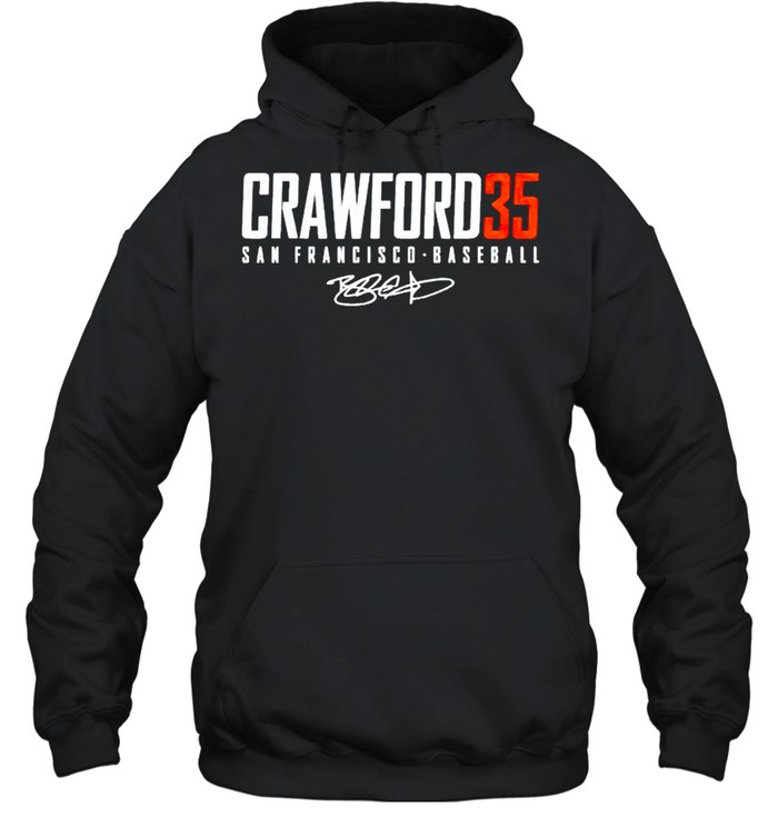 San Francisco Baseball Brandon Crawford 35 signature shirt Unisex Hoodie