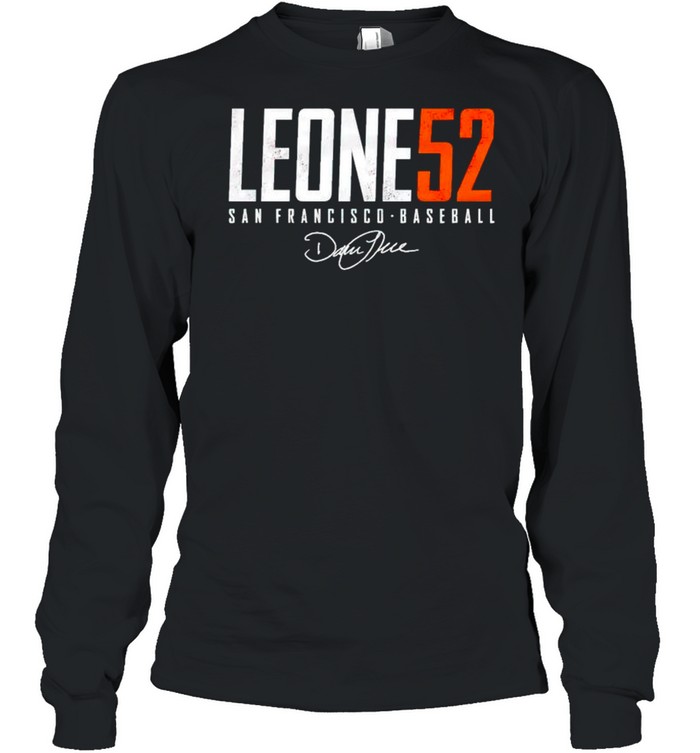 San Francisco Baseball Dominic Leone 52 signature shirt Long Sleeved T-shirt