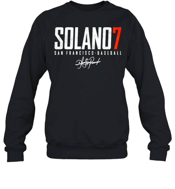 San Francisco Baseball Donovan Solano 7 signature shirt Unisex Sweatshirt