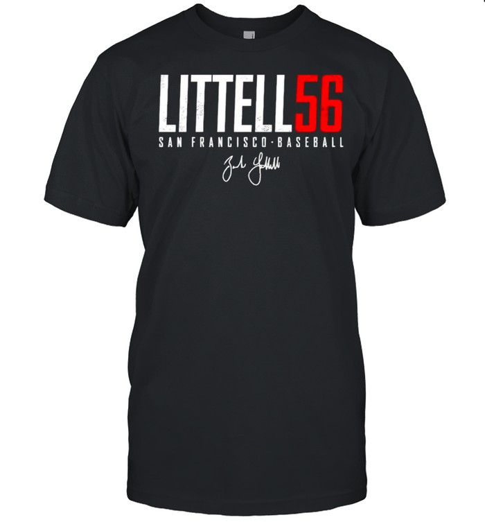 San Francisco Baseball Zack Littell 56 signature shirt Classic Men's T-shirt