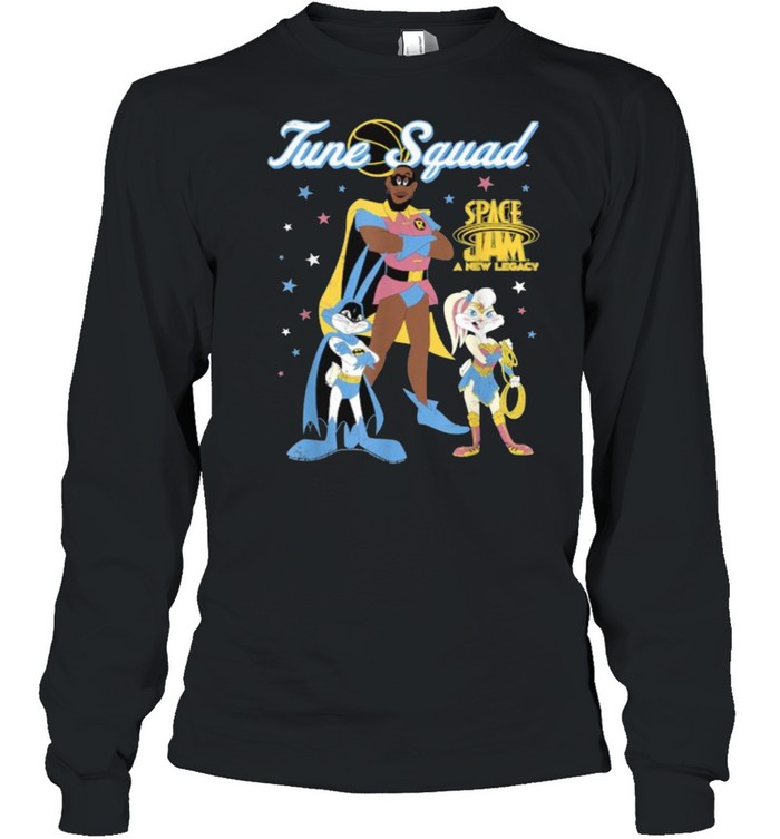 Space Jam A New Legacy Group Shot Tune Squad Justice League  Long Sleeved T-shirt
