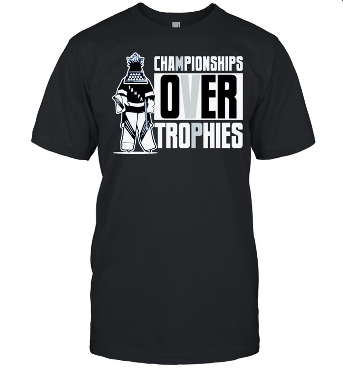 Tampa Bay Lightning championships over trophies shirt