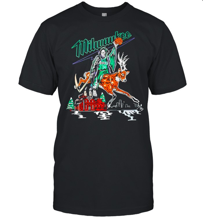Devil Milwaukee Bucks reaper shirt