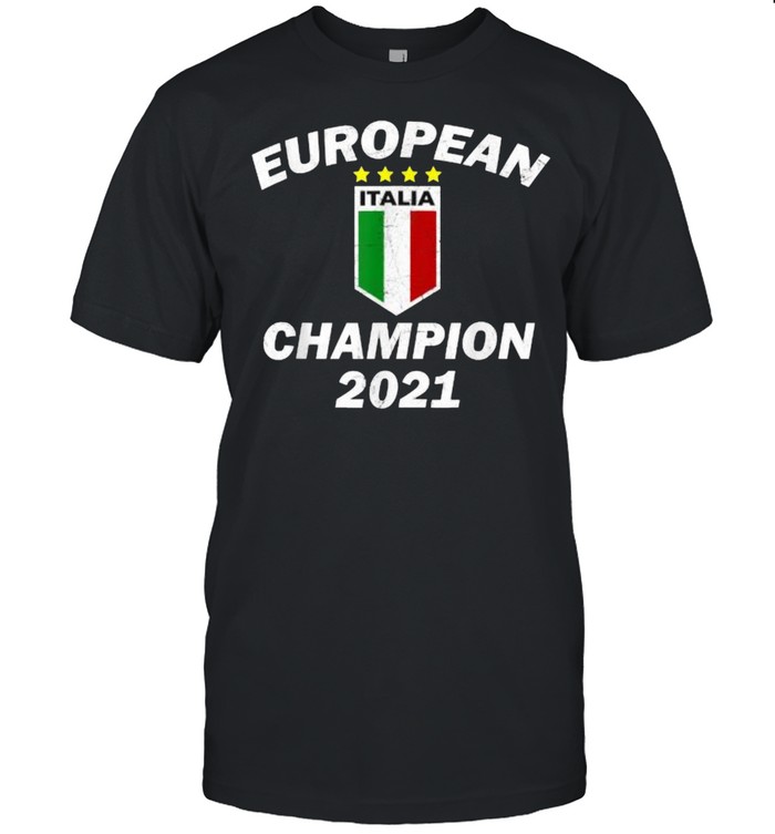 European Champion 2021 Football Italy Italian Flag T-Shirt