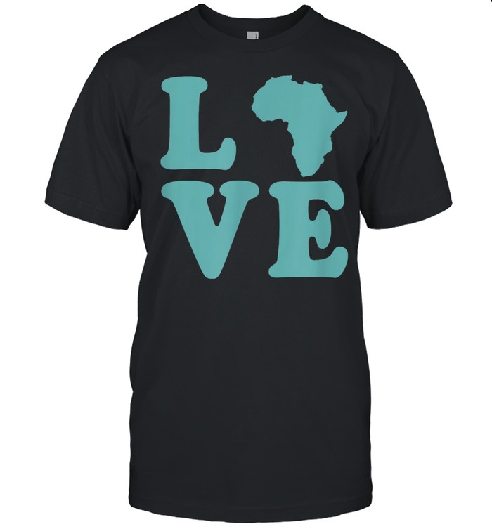 Love Africa Melanin American History Pride Juneteenth Party shirt