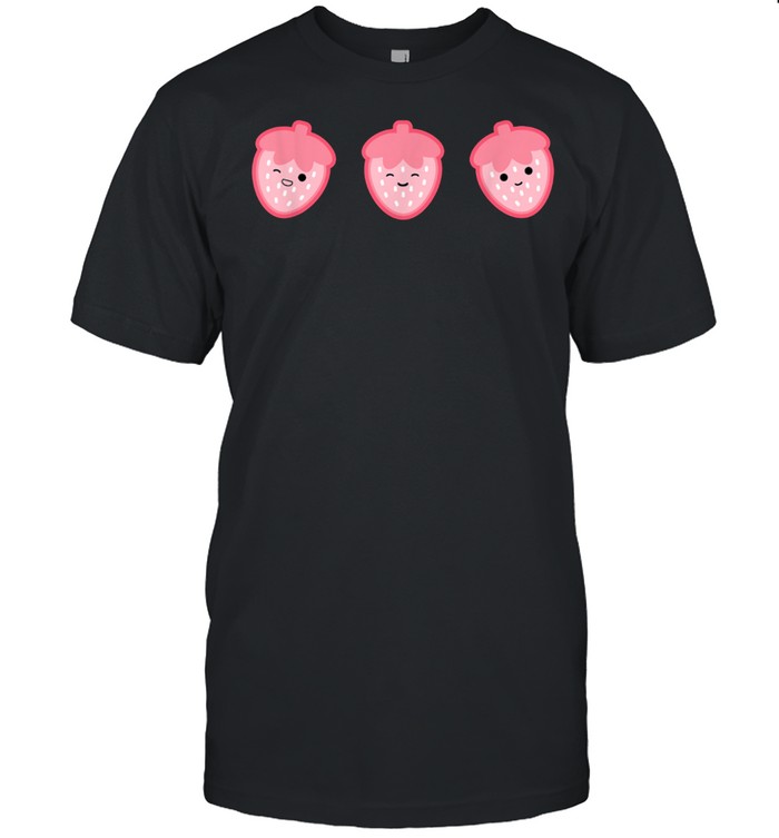 Pink Strawberry Kawaii Aesthetic Anime Cute shirt